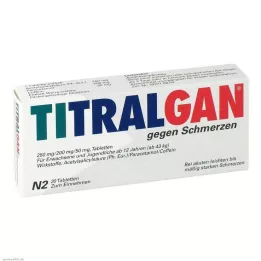 TITRALGAN Tablete protiv bolova, 20 kom