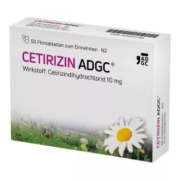 CETIRIZIN ADGC Filmom obložene tablete, 50 kom