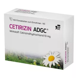 CETIRIZIN ADGC Filmom obložene tablete, 100 kom