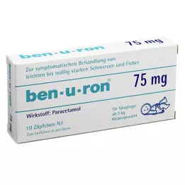 BEN-U-RON 75 mg čepići, 10 kom