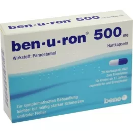 BEN-U-RON 500 mg kapsula, 20 sati