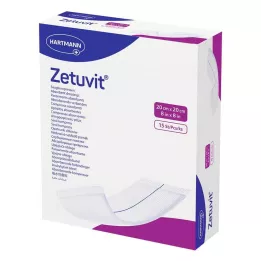 ZETUVIT Upijajuće komprese sterilne 20x20 cm, 15 kom