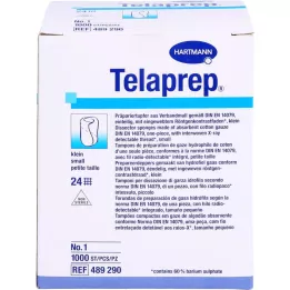 TELAPREP Pripremni brisevi nesterilni veličina 1 mala, 1000 kom