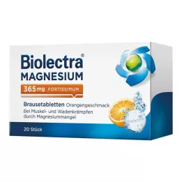 BIOLECTRA Magnezij 365 mg fortissimum Orange, 20 kom