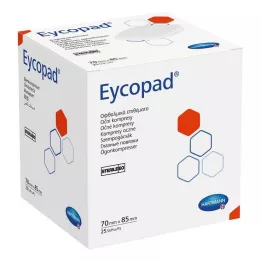 EYCOPAD Komprese za oči 70x85 mm sterilne, 25 kom