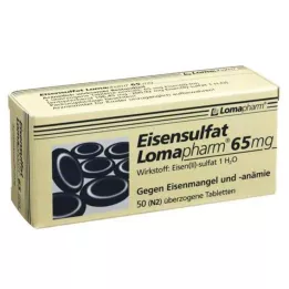 EISENSULFAT Lomapharm 65 mg obložene tablete, 50 kom