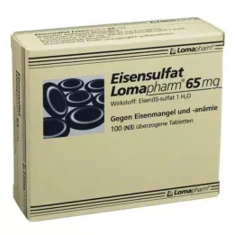 EISENSULFAT Lomapharm 65 mg obložene tablete, 100 kom