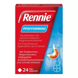 RENNIE Tablete za žvakanje, 24 kom