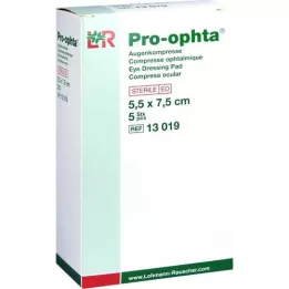 PRO-OPHTA Kombinirajte sterilno 5,5x7.5 cm, 5 sati