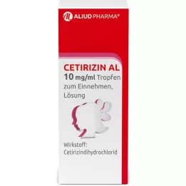 CETIRIZIN AL 10 mg/ml oralne kapi, 10 ml