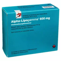 ALPHA-LIPOGAMMA 600 mg koncentrat otopine za infuziju, 10X24 ml