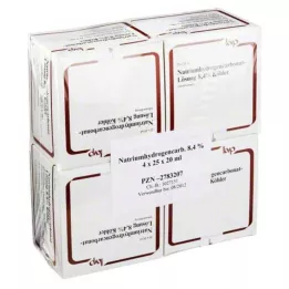 NATRIUMHYDROGENCARBONAT-Otopina 8,4% Köhler, 100X20 ml
