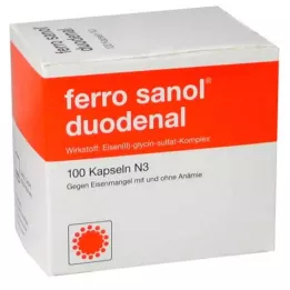 FERRO SANOL duodenalne tvrde kapsule s msr obloženim peletima, 100 kom