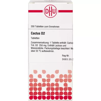 CACTUS D 2 tablete, 200 ST