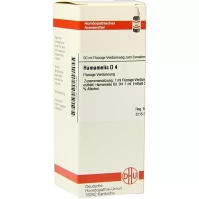 HAMAMELIS D 4 razrjeđenje, 50 mL HAMAMELIS D 4 razrjeđenje, 50 mL