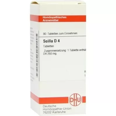 SCILLA D 4 tablete, 80 ST SCILLA D 4 tablete, 80 ST