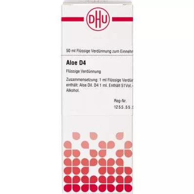 ALOE D 4 razrjeđenje, 50 mL ALOE D 4 razrjeđenje, 50 mL