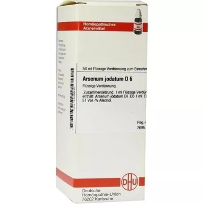 ARSENUM JODATUM D 6 Razrjeđenje, 50 mL ARSENUM JODATUM D 6 Razrjeđenje, 50 mL