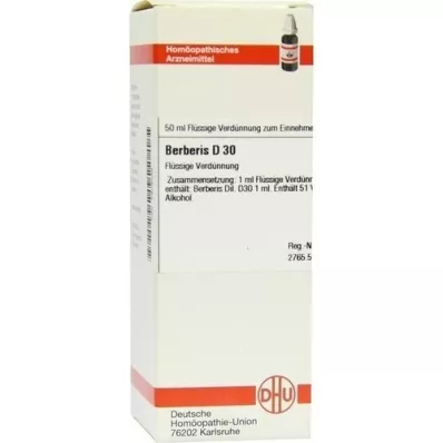 BERBERIS D 30 razrjeđenje, 50 ml BERBERIS D 30 razrjeđenje, 50 ml