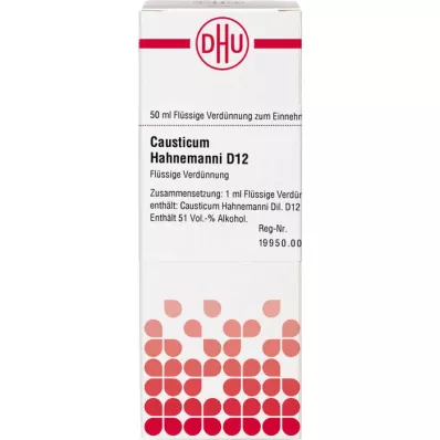 CAUSTICUM HAHNEMANNI D12 razrjeđenje, 50 ml