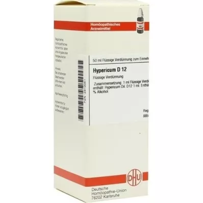 HYPERICUM D12 razrjeđenje, 50 ml