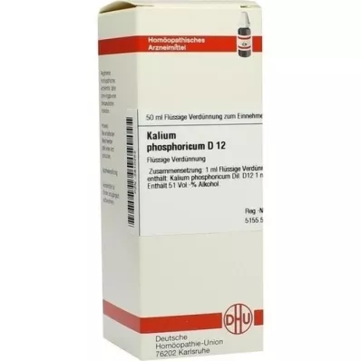 KALIUM PHOSPHORICUM D12 razrjeđenje, 50 ml KALIUM PHOSPHORICUM D12 razrjeđenje, 50 ml