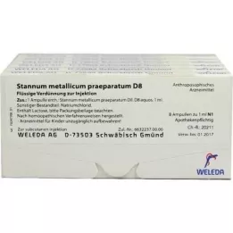 STANNUM METALLICUM praeparatum D 8 ampula, 48X1 ml