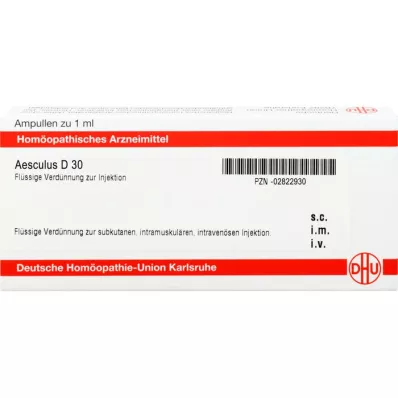 AESCULUS D 30 ampula, 10 ml
