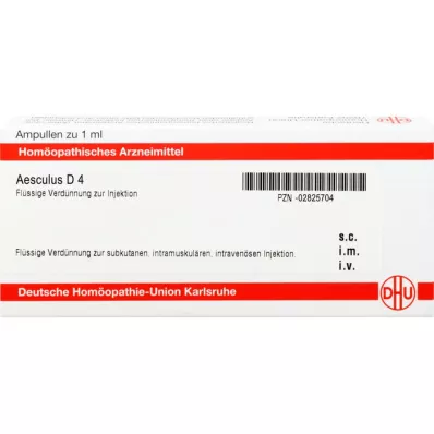 AESCULUS D 4 ampule, 10 ml AESCULUS D 4 ampule, 10 ml