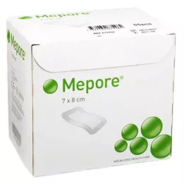MEPORE Obloga za rane sterilna 7x8 cm, 55 kom