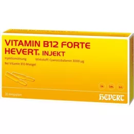 VITAMIN b12 HEVERT forte ubrizgavanje ampula, 20x2 ml