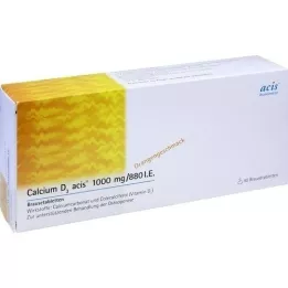 CALCIUM D3 ACIS 1000 mg/880, tj. Tablete od Breamera, 40 ST
