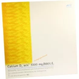 CALCIUM D3 ACIS 1000 mg/880, tj. Tablete skakača, 100 ST