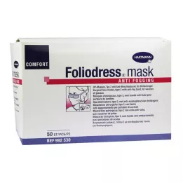 FOLIODRESS maska Comf.anti fogging tip II OP-m.green, 50 kom