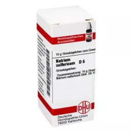 NATRIUM SULFURICUM D 6 Globuli, 10 g