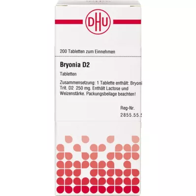 BRYONIA D 2 tablete, 200 ST