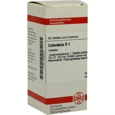 CALENDULA D 1 tablete, 80 ST