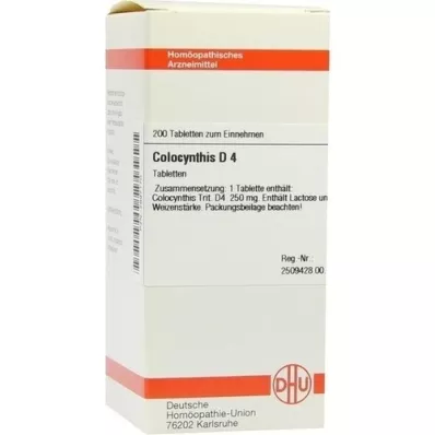COLOCYNTHIS D 4 tablete, 200 ST
