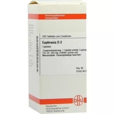 EUPHRASIA D 2 tablete, 200 ST