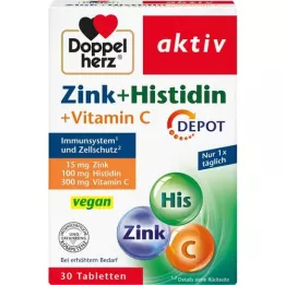 DOPPELHERZ Zink+Histidin Depot tablete aktivne, 30 sati