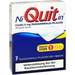 NIQUITIN Očistite 21 mg transdermalnog kolnika, 7 sati