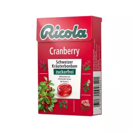 RICOLA O.Z.Box Cranberry bomboni, 50 g