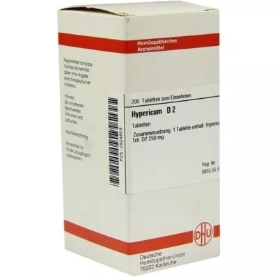 HYPERICUM D 2 tablete, 200 ST