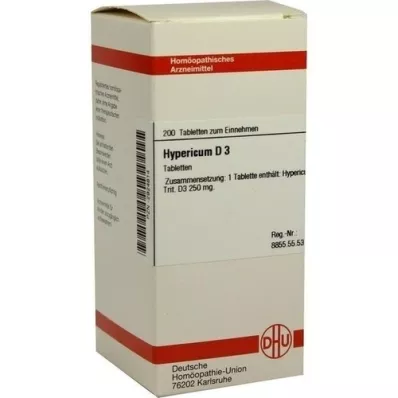 HYPERICUM D 3 tablete, 200 ST