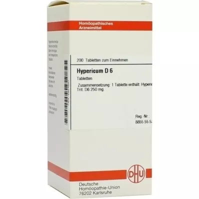 HYPERICUM D 6 tablete, 200 ST