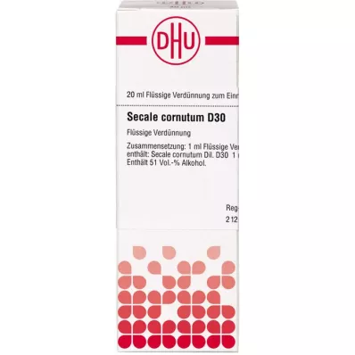 SECALE CORNUTUM D 30 razrjeđenje, 20 ml SECALE CORNUTUM D 30 razrjeđenje, 20 ml