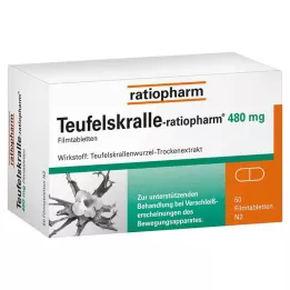 TEUFELSKRALLE-RATIOPHARM Filmom obložene tablete, 50 kom
