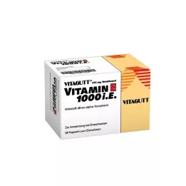 VITAGUTT Vitamin E 1000 mekih kapsula, 60 kom