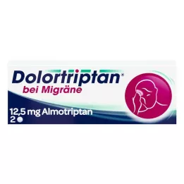 DOLORTRIPTAN za migrenu filmom obložene tablete, 2 kom