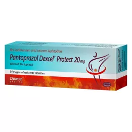 PANTOPRAZOL Dexcel Protect 20 mg gastrorezistentne tablete, 14 kom